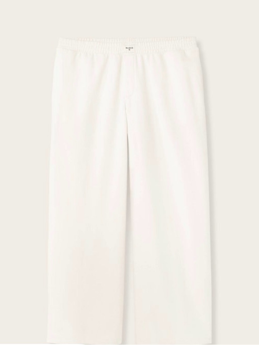 Parke x Target Cream Wide Leg Sweatpants French Terry Joggers Cream Medium NEW